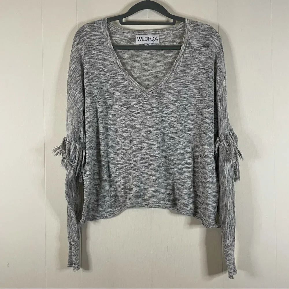 Wildfox Wesley Fringe Sweater